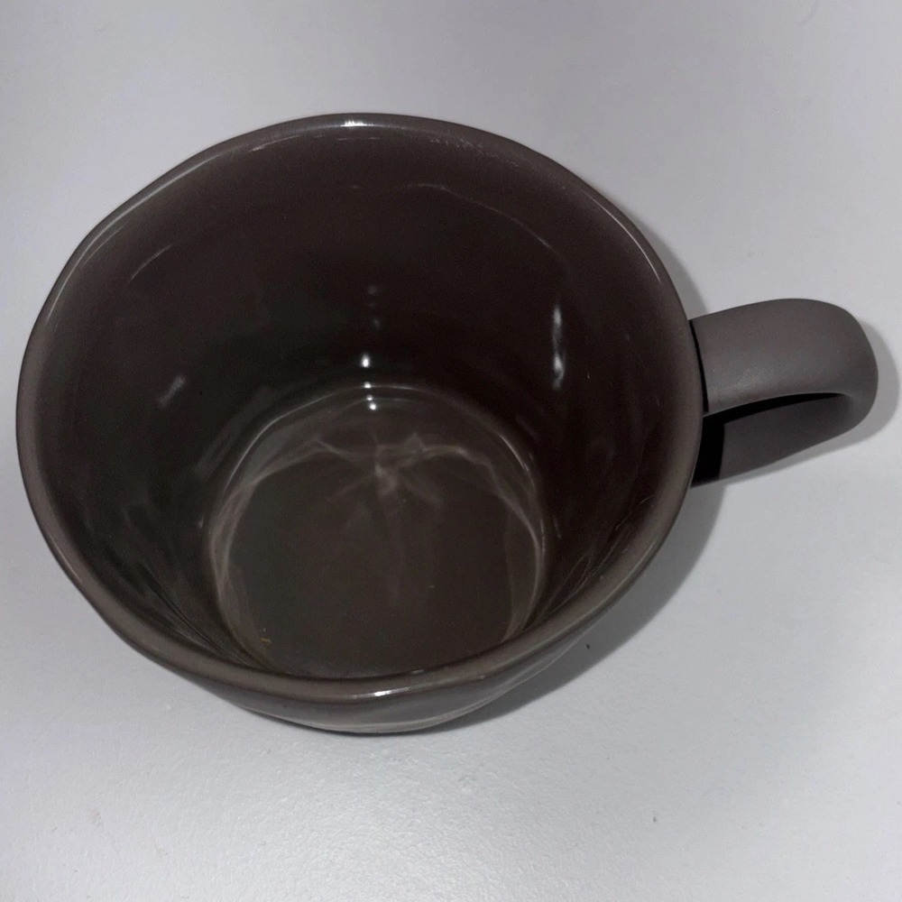 World Market Coffee Mug Taupe Gray 10 Oz Modern Classic Minimalist Masculine - Picture 2 of 5